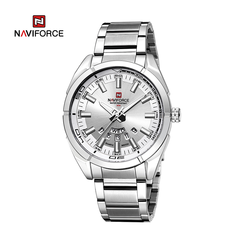 Field Watch Military - Классические повседневные часы NAVIFORCE для мужчин,