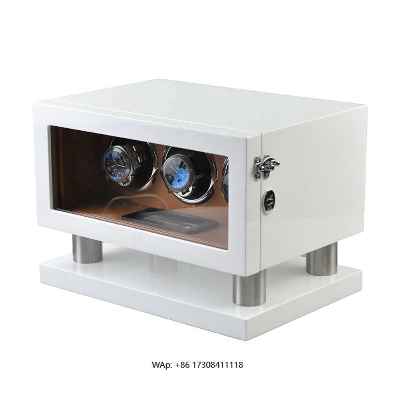 Luxury Watch Winder Box - Автоматический виндер для часов из белой