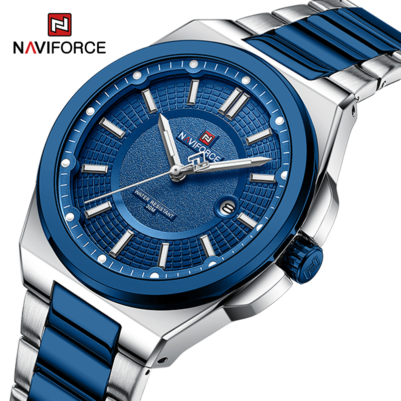 Field Watch Military - Мужские кварцевые часы NAVIFORCE, деловые модные