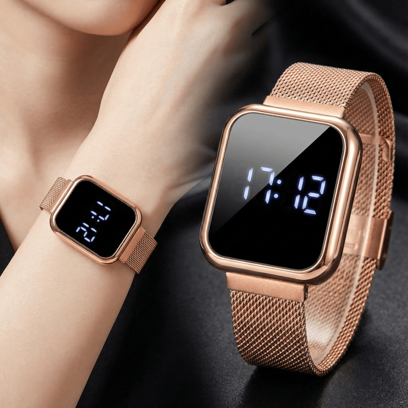 Luxury Watch Price - Модные прямоугольные цифровые часы для женщин