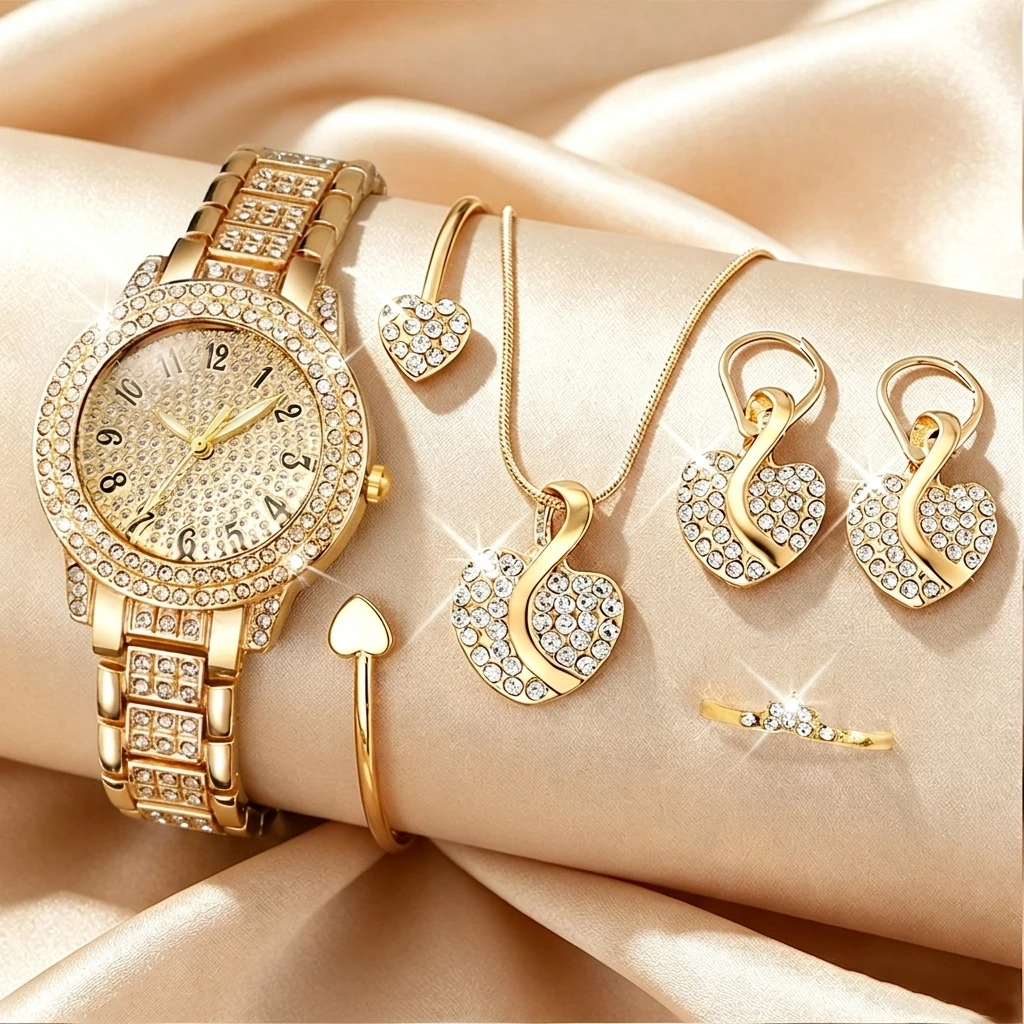 Luxury Watch Kit - Набор из 6 модных женских часов