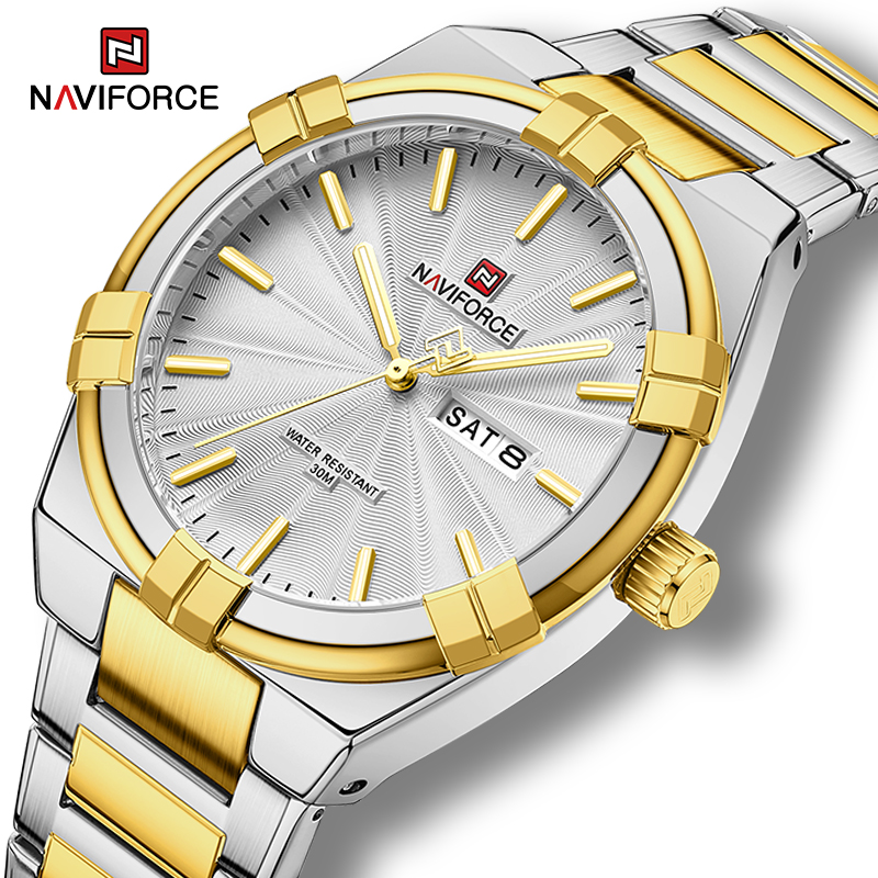 Field Watch Military - Часы NAVIFORCE Мужские кварцевые, Классические деловые