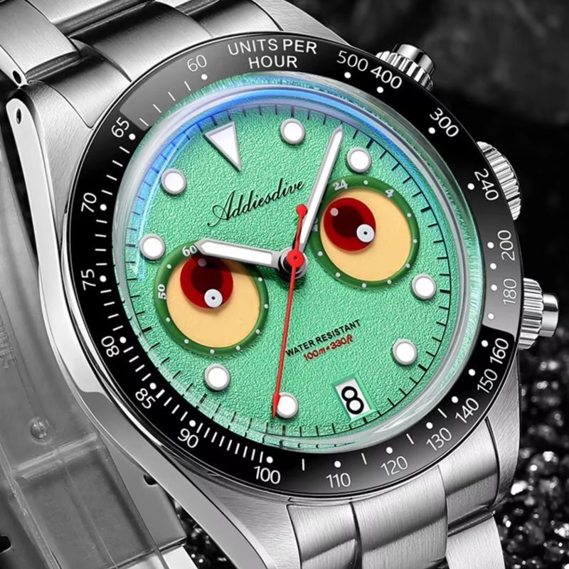 Luxury Watch Makes - Кварцевые часы ADDIESDIVE с хронографом, высококачественные