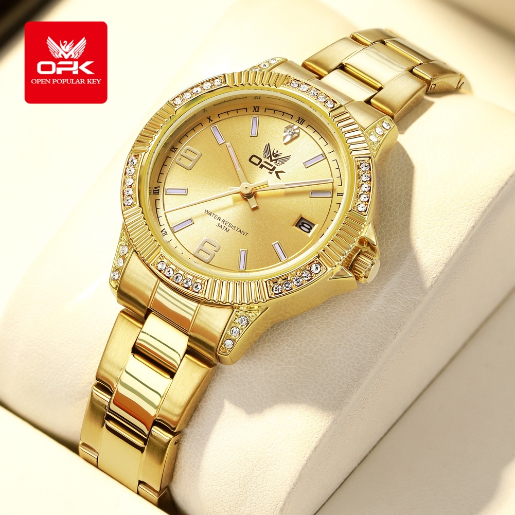 Luxury Watch All Brands - OPK 8184 Роскошные полностью золотые женские
