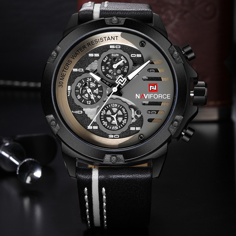 NAVIFORCE Новые мужские спорти – обзор и цена Field Watch Military
