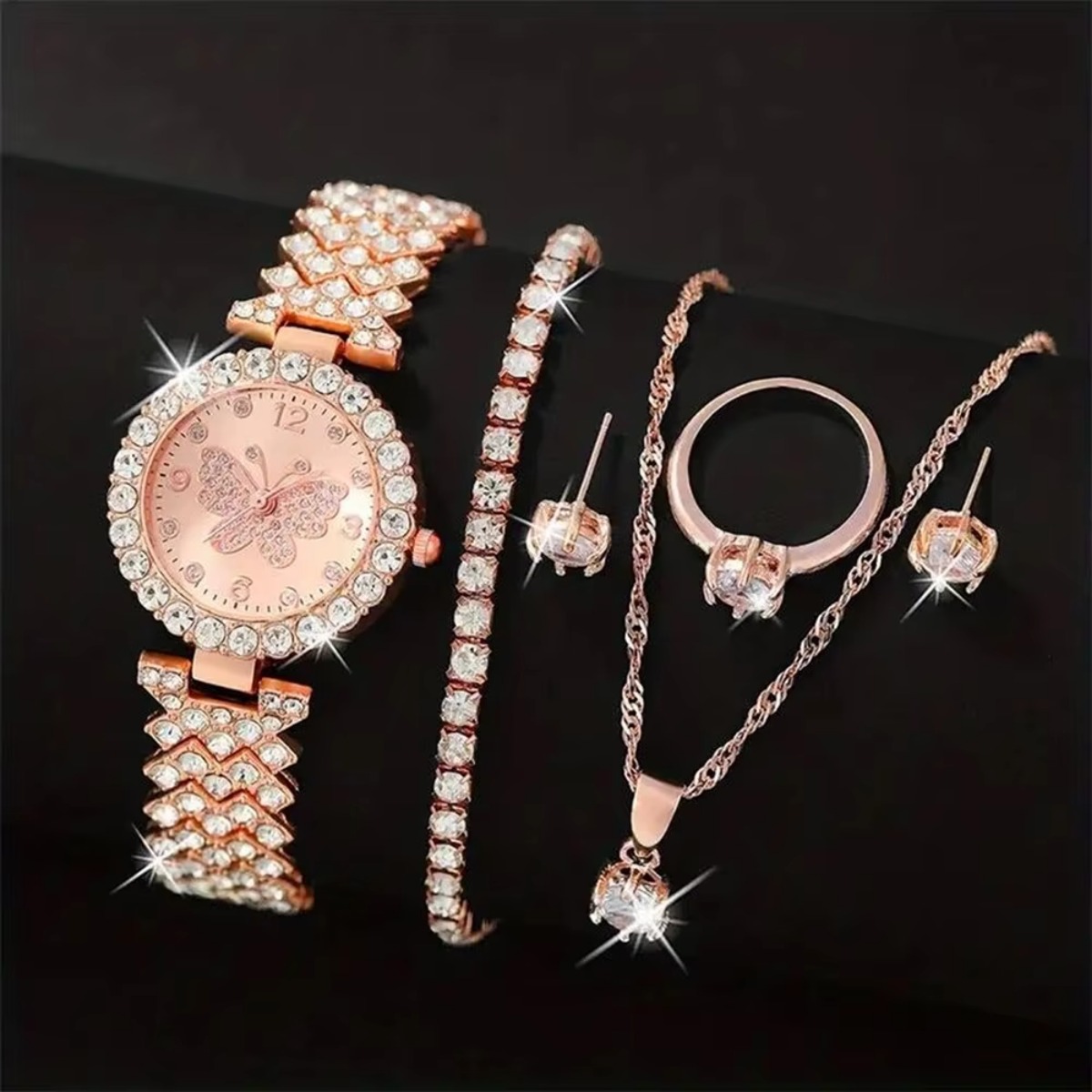 6 шт./компл., роскошные женски – обзор и цена Luxury Watch Kit