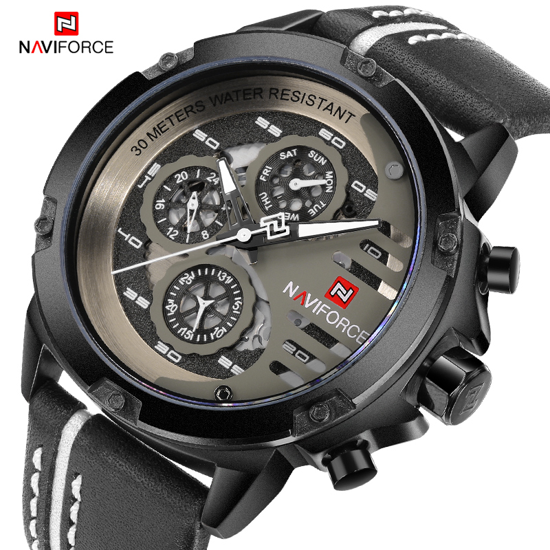 Новые NAVIFORCE мужские креати – обзор и цена Field Watch Military