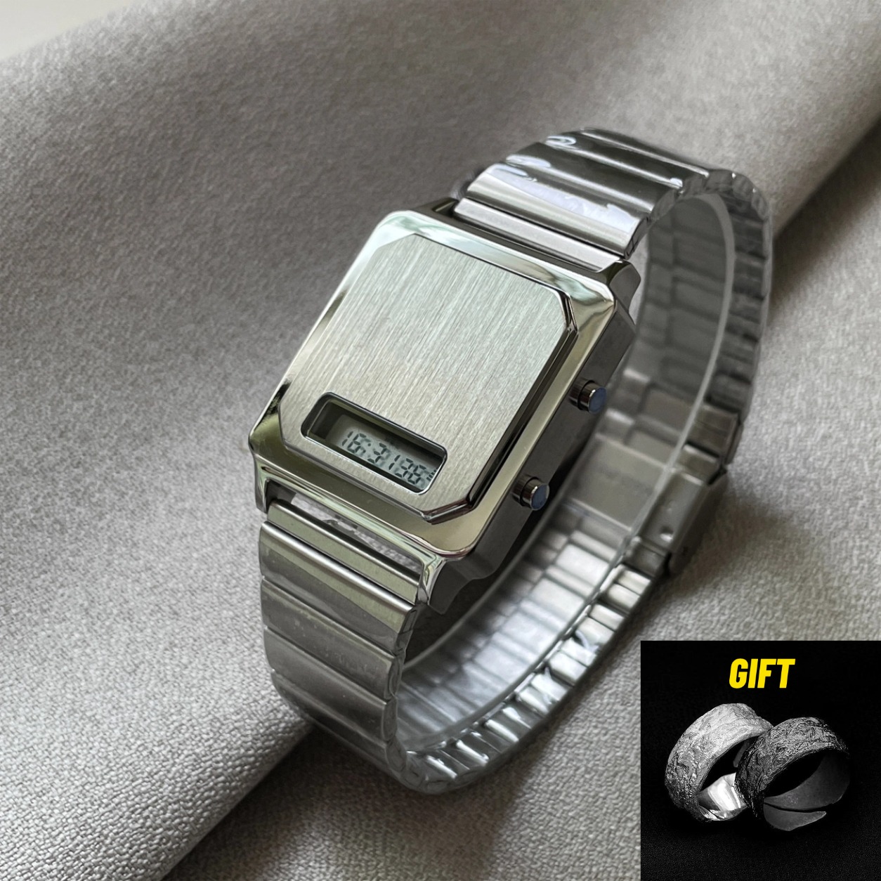 Новые квадратные электронные ч – обзор и цена Luxury Watch Low Price