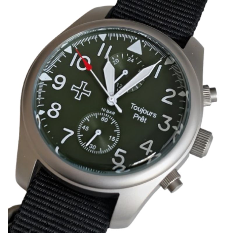 Часы Toujours Pret Dual Time G – обзор и цена Field Watch Military