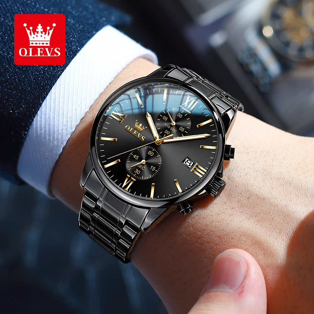 OLEVS 2886 Классические черные – обзор и цена Luxury Watch Magazine