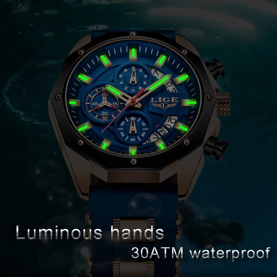 LIGE модные мужские часы лучши – обзор и цена Luxury Watch Magazine