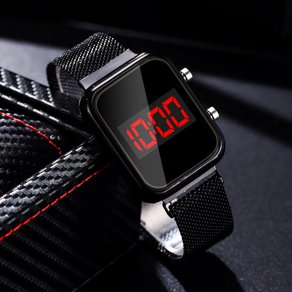 Модные прямоугольные светодиод – обзор и цена Luxury Watch Price