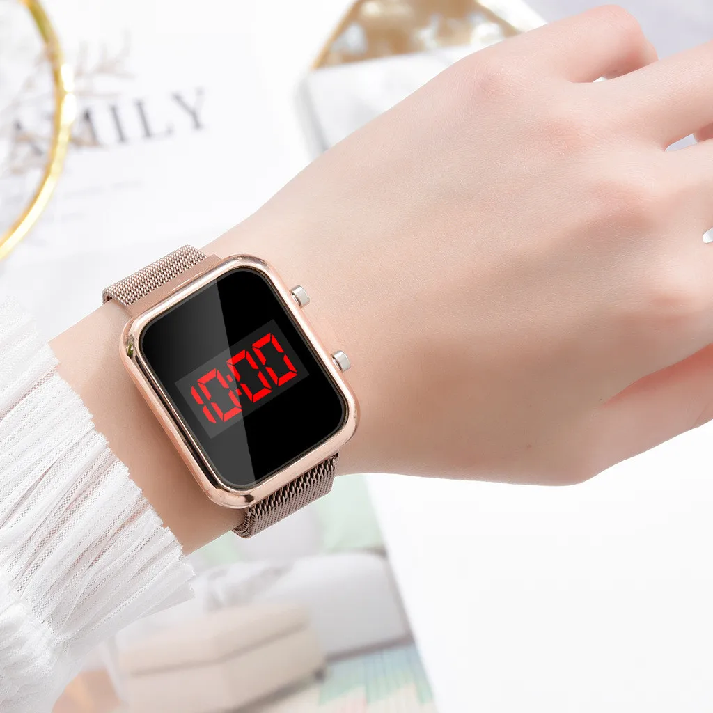 Модные прямоугольные светодиод – обзор и цена Luxury Watch Price