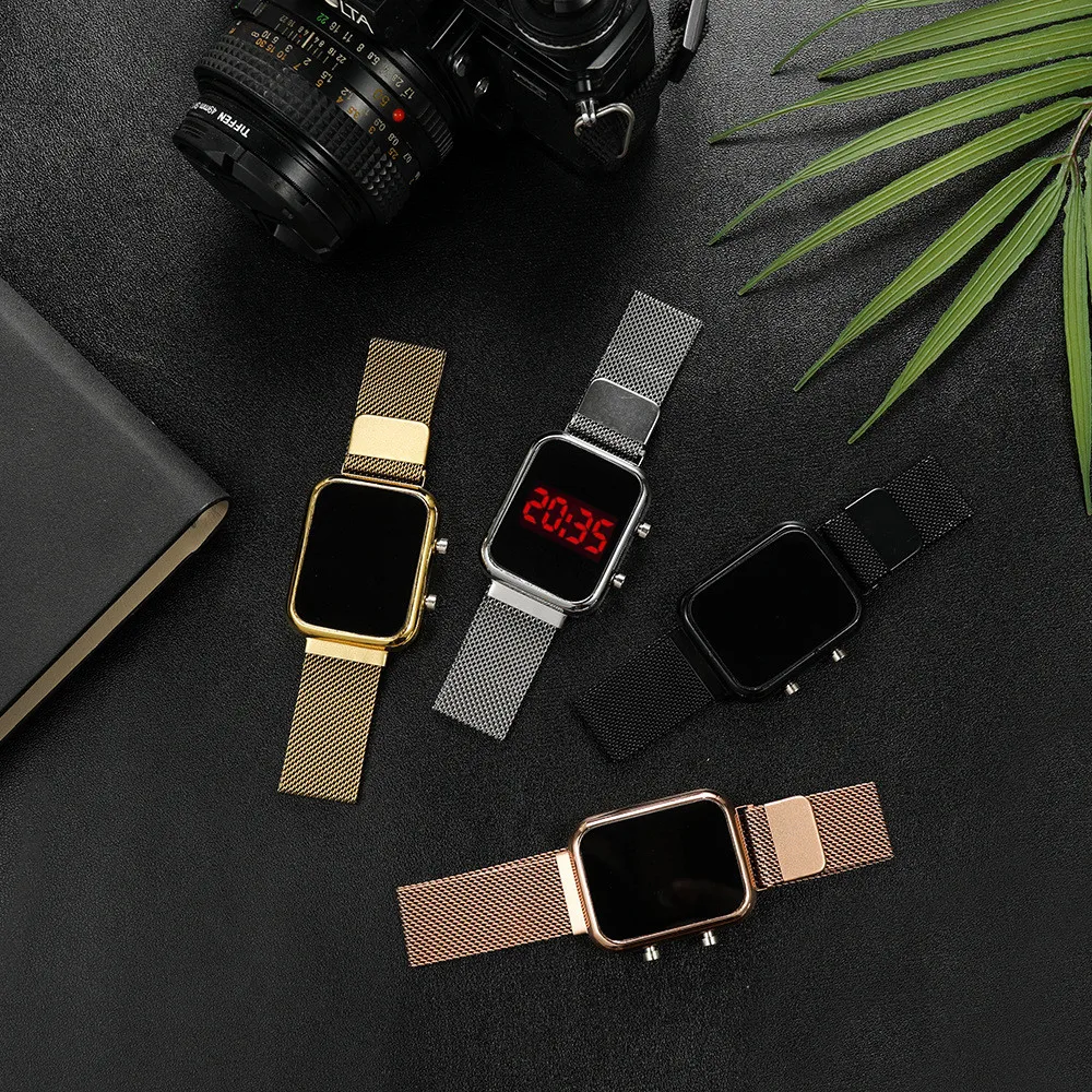 Модные прямоугольные светодиод – обзор и цена Luxury Watch Price