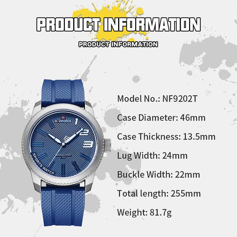 NAVIFORCE Спортивные водонепро – обзор и цена Field Watch Military
