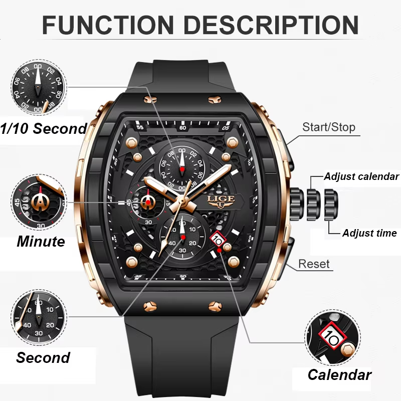 LIGE — элитные мужские часы, к – обзор и цена Luxury Watch Magazine