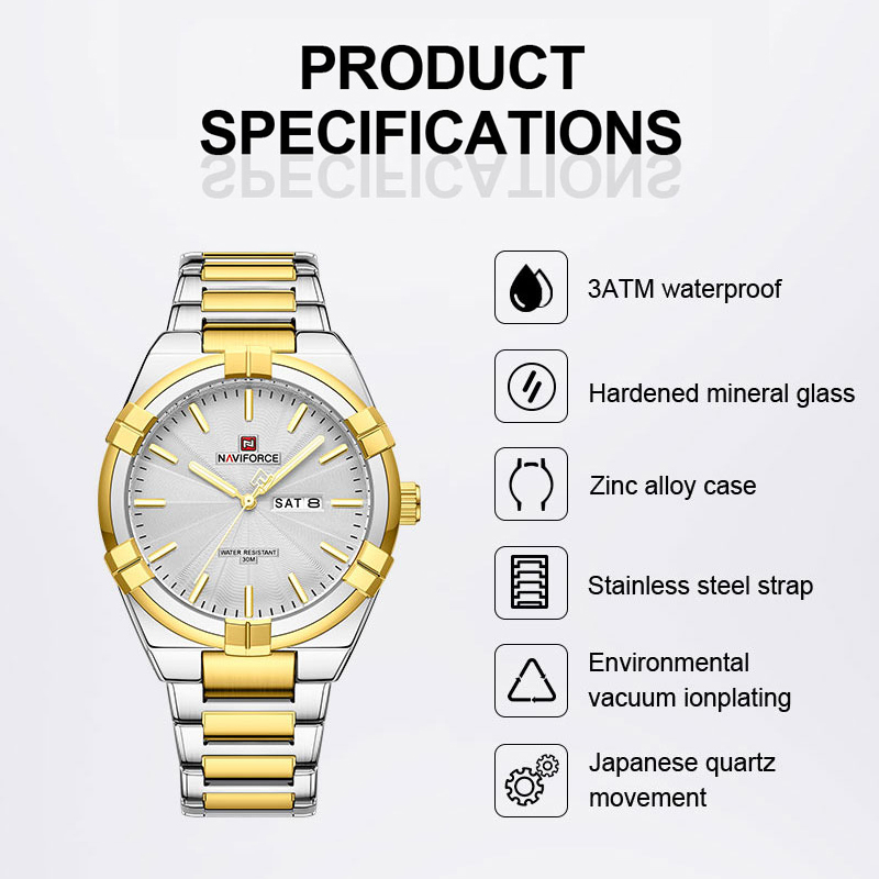 Часы NAVIFORCE Мужские кварцев – обзор и цена Field Watch Military