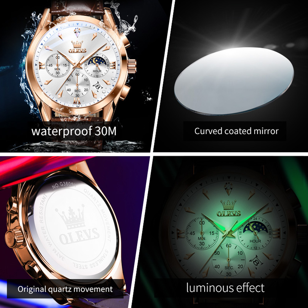 OLEVS Фирменные новые модные к – обзор и цена Luxury Watch Low Price