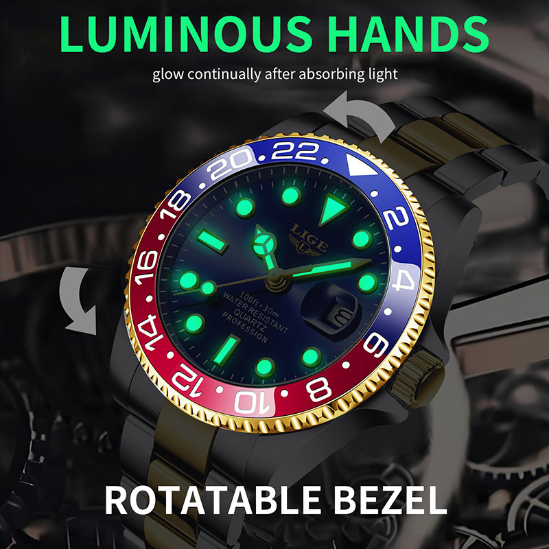 LIGE 2025 новые мужские часы и – обзор и цена Luxury Watch Low Price